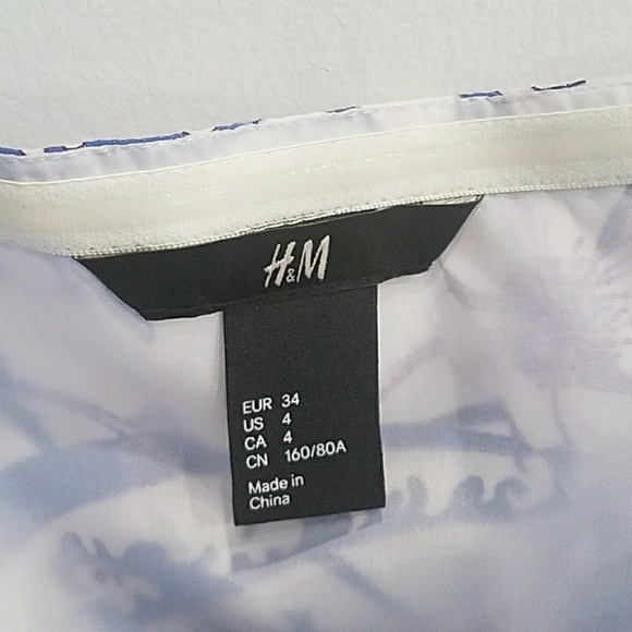 Cobalt blue floral sundress - Picture 4 of 4